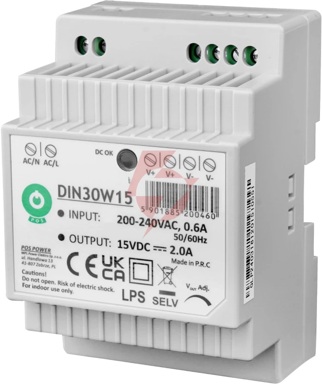 Zasilacz pos din30w15