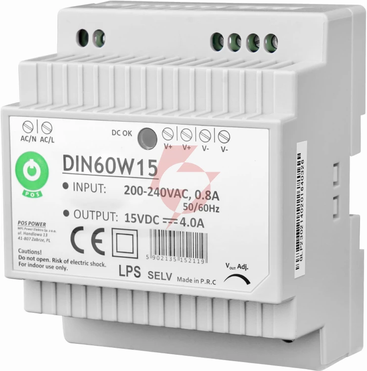 Zasilacz pos din60w15