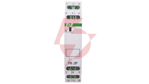 Przekaźnik instalacyjny 3P 8A 12V AC/DC PK-3P-12V