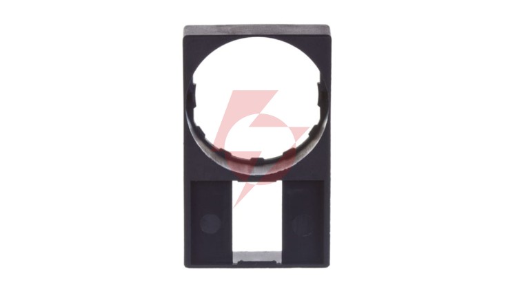 Szyld opisowy 30x50mm do etykiet 8x27mm czarny 22mm prostokątny ZBZ35