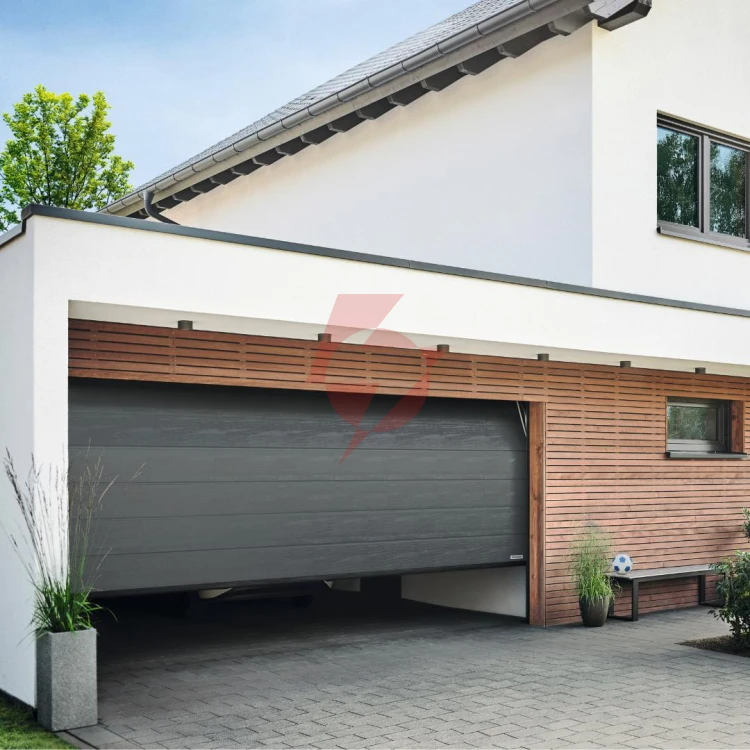 Brama garażowa renomatic/hormann 5000x2250mm (z napędem i szyną) - przetłoczenia m decocolor