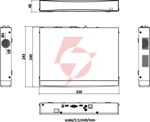 Rejestrator ip hikvision ds-7604nxi-k1(d) pl