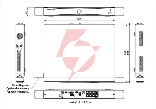 Rejestrator ip hikvision ds-7608nxi-k2/8p(d) pl
