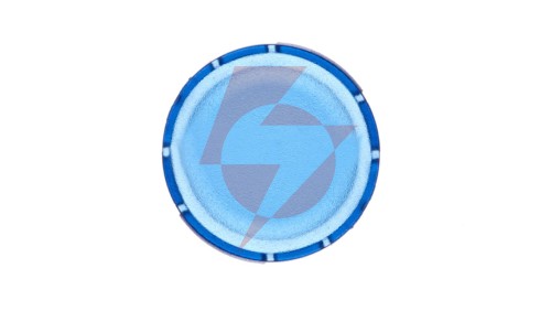 Soczewka przycisku 22mm płaska niebieska bez opisu 22mm M22-XDL-B 216445