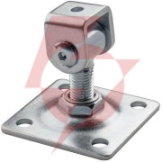 Zawias psg 61.018.01 z szyldem 80x80x3mm - gwint m16 (regulowany, ucho ocynkowane)
