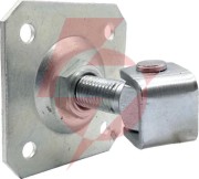 Zawias psg 61.019.01 z szyldem 100x100x4mm - gwint m20 (regulowany, ucho ocynkowane)