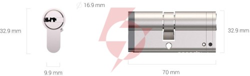 Regulowana wkładka do drzwi ezviz cs-dl-jxsx/diy