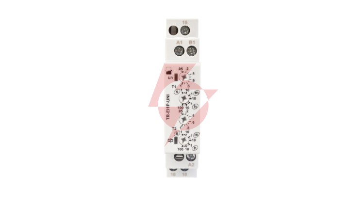Przekaźnik czasowy wielofunkcyjny 1P 8A 1sek-100h 12-240V AC/DC TR-EI1P-UNI 2612869