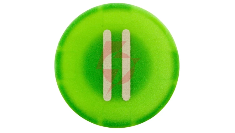 Wkładka do przycisku 22mm płaska zielona z symbolem START II M22-XD-G-X2 218168