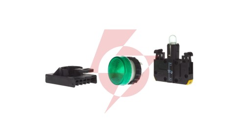 Lampka sygnalizacyjna 22mm zielona 24V AC ST22-LZ-24-LEDAC/DC