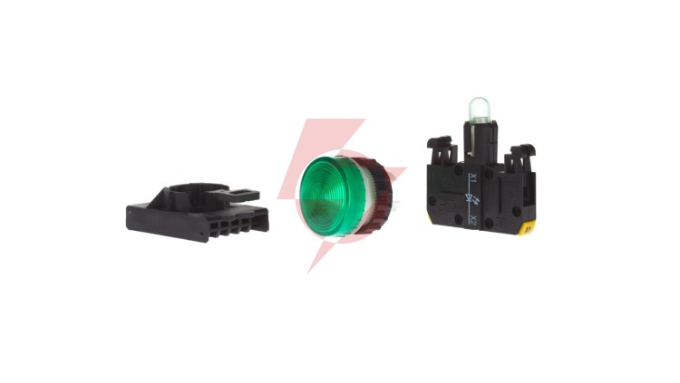 Lampka sygnalizacyjna 22mm zielona 24V AC ST22-LZ-24-LEDAC/DC