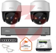 Zestaw monitoringu imou 2x kamera ip cruiser 4mp poe 