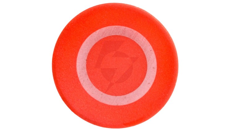 Wkładka do przycisku 22mm płaska czerwona z symbolem STOP 0 M22-XD-R-X0 218153