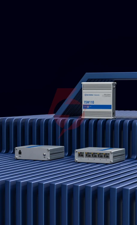 Teltonika tsw110 switch przemysłowy 5xge (tsw110000000)