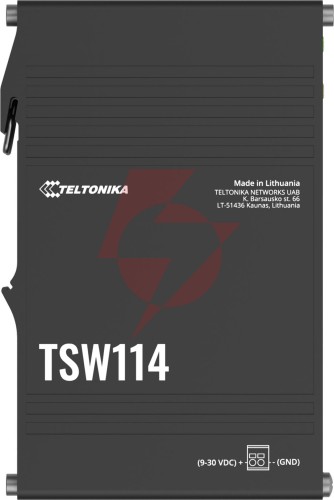 Teltonika tsw114 switch przemysłowy 5xge (tsw114000000) din