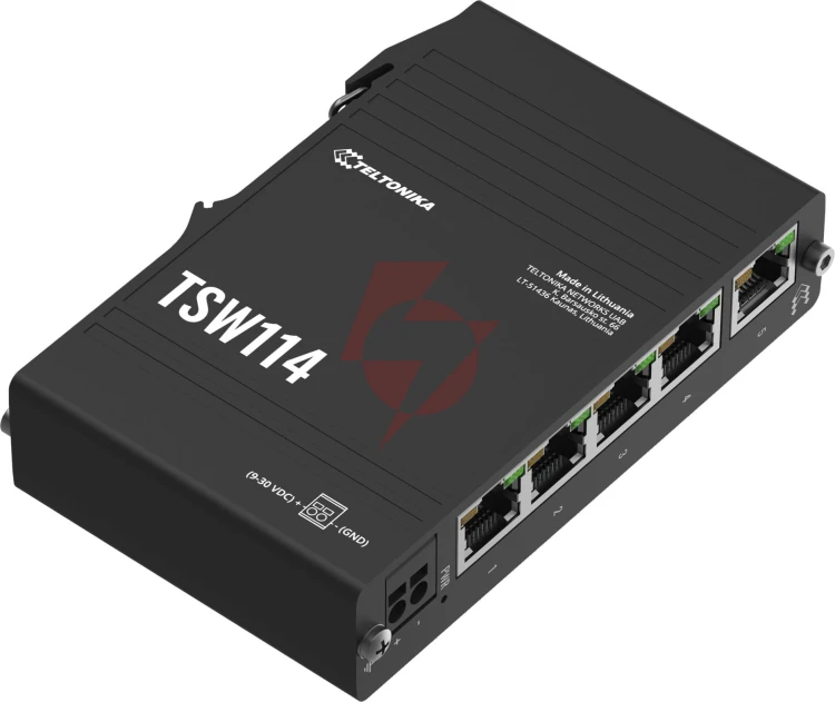Teltonika tsw114 switch przemysłowy 5xge (tsw114000000) din
