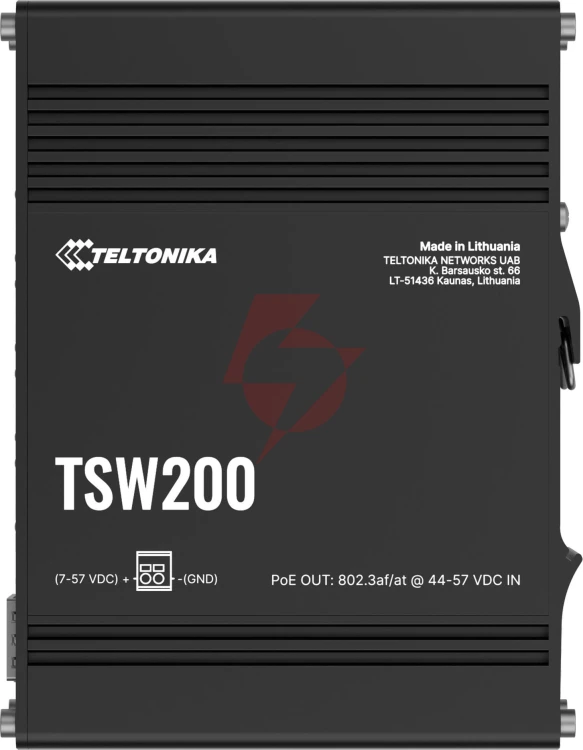 Teltonika tsw200 switch przemysłowy 8xge 2xsfp poe (tsw2000000b0) din