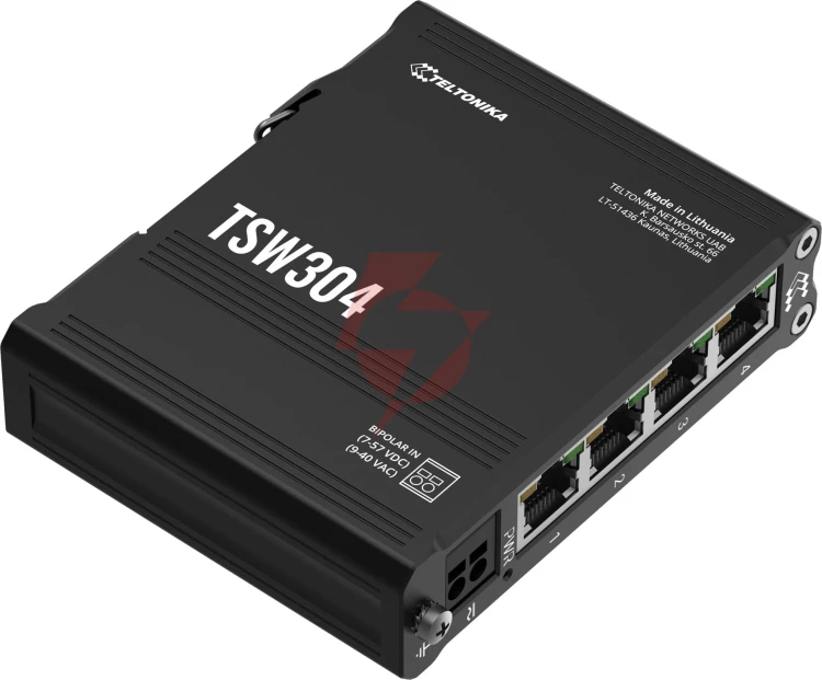 Teltonika tsw304 switch przemysłowy 4xge (tsw304000000) din