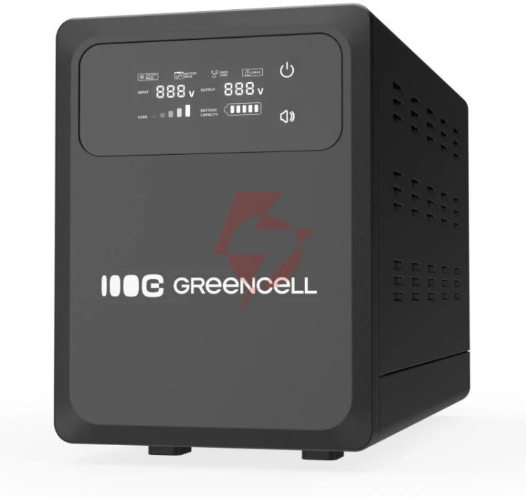 Ups zasilacz awaryjny greencell powercore 800va 500w avr 12vdc lcd