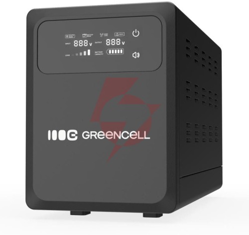 Ups zasilacz awaryjny greencell powercore 1200va 800w avr 12vdc lcd