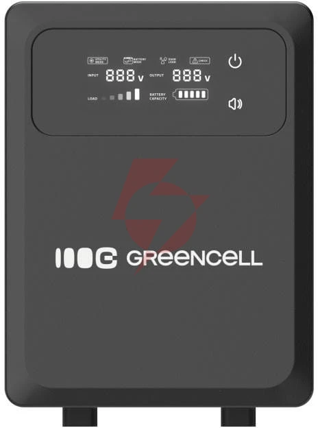 Ups zasilacz awaryjny greencell powercore 2000va 1200w avr 24vdc lcd