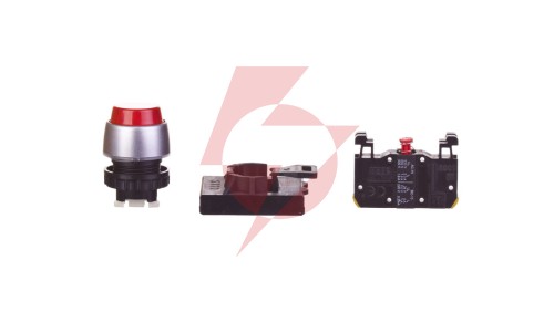 Przycisk sterowniczy 22mm czerwony 1R z samopowrotem ST22-WC-01.