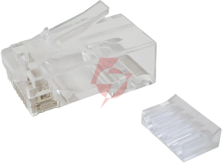 Wtyk sieciowy konektor solarix rj45 cat.6 utp krj45/6sld 100szt