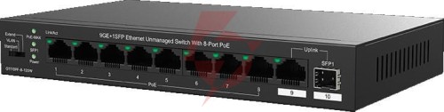 Switch poe tenda teg1110pf-8-120w