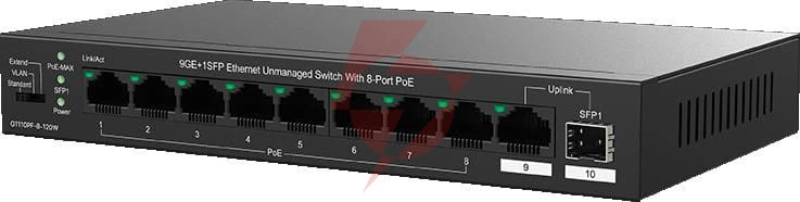 Switch poe tenda teg1110pf-8-120w