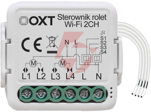 Moduł oxt mini sterownik 2 rolety wifi tuya  t228