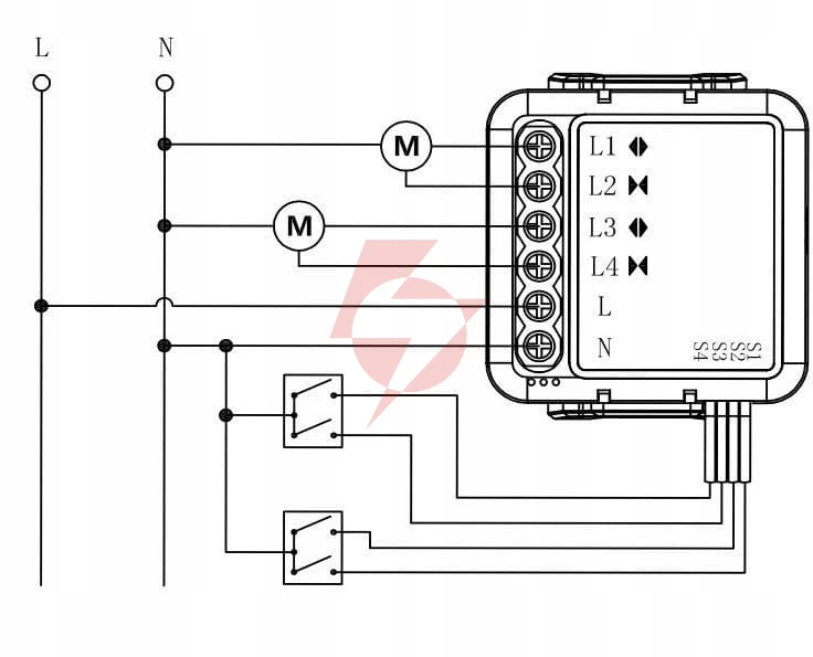 Moduł oxt mini sterownik 2 rolety wifi tuya  t228