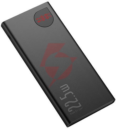 Powerbank baseus adaman metal ppad070001 10000mah 22,5w pd qc 3.0 2x usb-a 1x usb-c + kabel