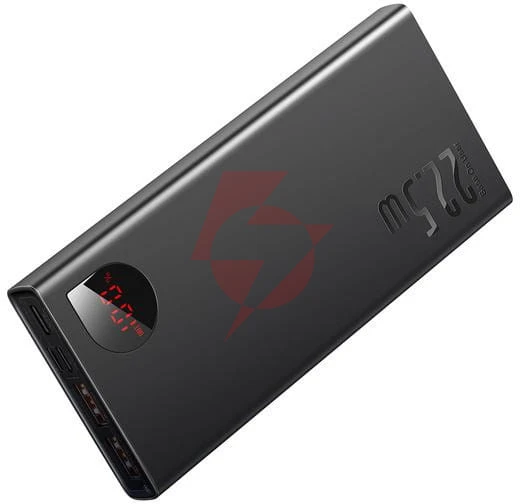 Powerbank baseus adaman metal ppad070001 10000mah 22,5w pd qc 3.0 2x usb-a 1x usb-c + kabel