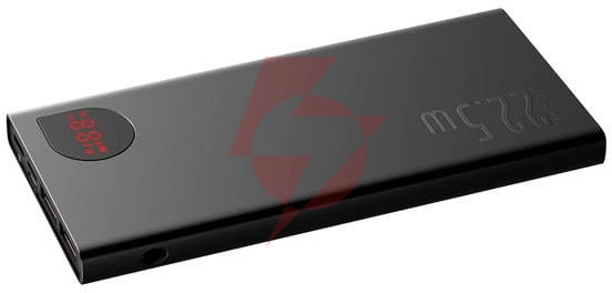 Powerbank baseus adaman metal ppad070001 10000mah 22,5w pd qc 3.0 2x usb-a 1x usb-c + kabel