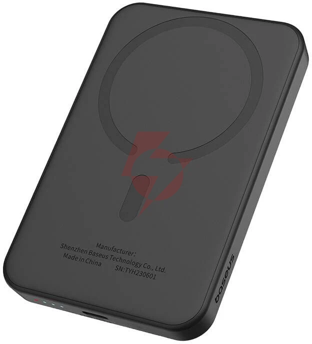 Powerbank baseus magnetic mini p10022107113-00 5000mah 20w pd indukcyjne qi usb-c kabel usb-c