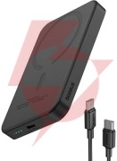 Powerbank baseus magnetic mini p10022107113-00 5000mah 20w pd indukcyjne qi usb-c kabel usb-c