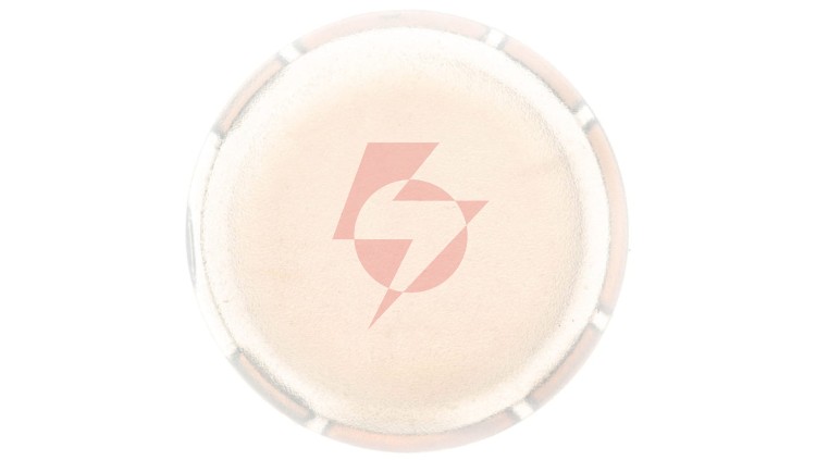 Soczewka przycisku 22mm płaska biała bez opisu M22-XDL-W 216441