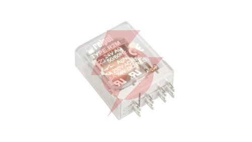 Przekaźnik przemysłowy 2P 5A 24V AC AgNi R2M-2012-23-5024 620485