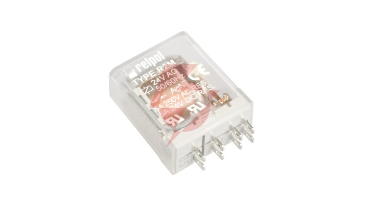 Przekaźnik przemysłowy 2P 5A 24V AC AgNi R2M-2012-23-5024 620485