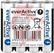 Bateria lr03 (aaa) everactive pro alcaline (folia 4 szt.)