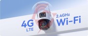 Kamera ip imou aov dual 10mp (5mp+5mp) z panelem solarnym 2.4ghz wifi+4g