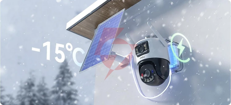 Kamera ip imou aov dual 10mp (5mp+5mp) z panelem solarnym 2.4ghz wifi+4g