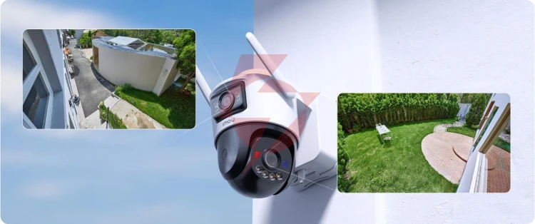 Kamera ip imou aov dual 10mp (5mp+5mp) z panelem solarnym 2.4ghz wifi+4g