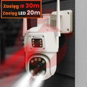 Kamera ip orllo tz8 dual 4mp+4mp 4g sim lte wi-fi