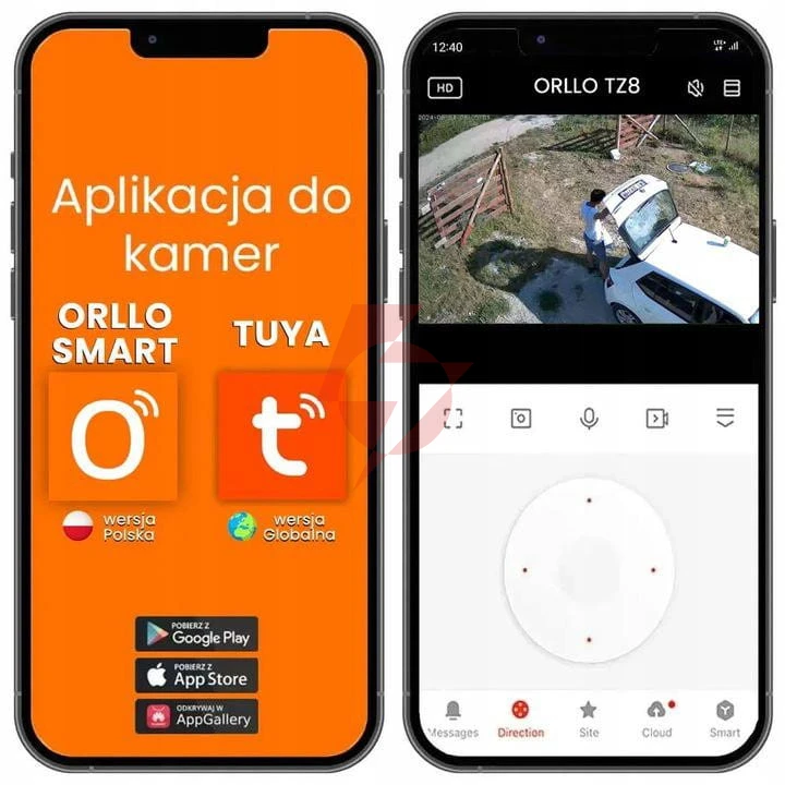 Kamera ip orllo tz8 dual 4mp+4mp 4g sim lte wi-fi