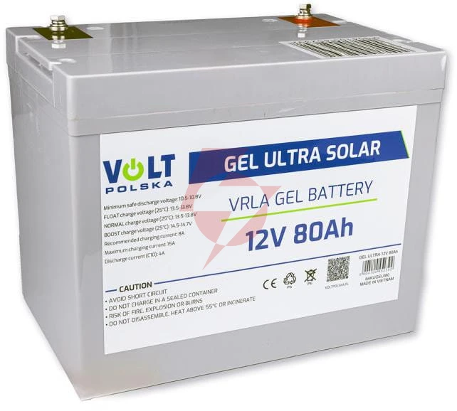 Akumulator volt polska gel vpro 12v 80ah