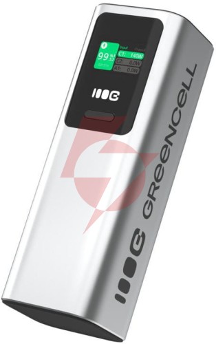 Powerbank greencell powerplay ultra 25200mah szybkie ładowanie 140w 2x usb-c pd 1x usb-a