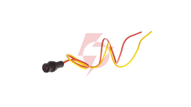 Lampka sygnalizacyjna 5mm czerwona 12-24V AC/DC KLP 5R/24V 84405001