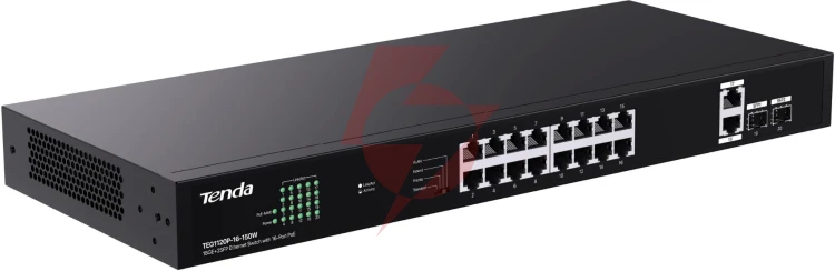 Switch poe tenda teg1120p-16-150w