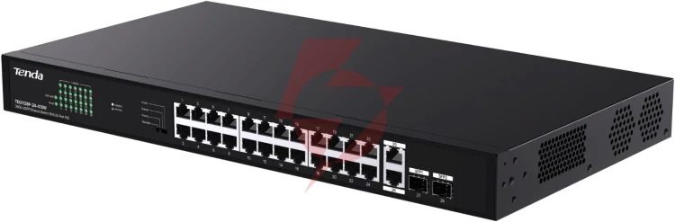 Switch poe tenda teg1128p-24-410w